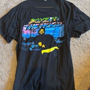 Milano Black Graphic Tee with Vibrant Design